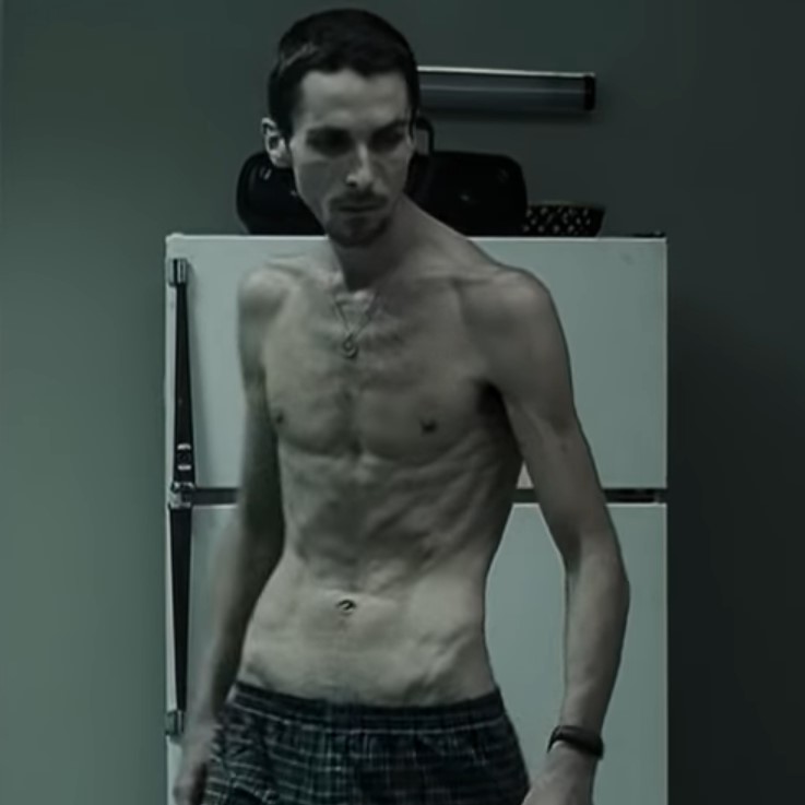 Christian Bale maigre